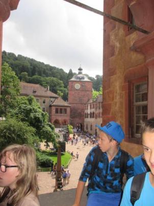 Auf dem Heidelberger Schloss!